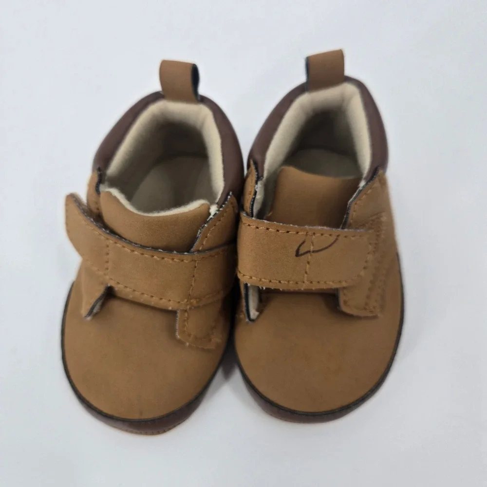 Lot of 3 Infant‎ Baby Boys Crib Shoes Sneakers Size 2 3-6M Carter's Old Navy